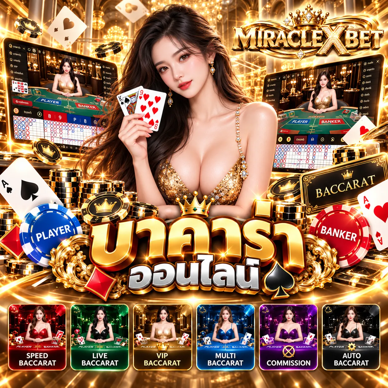 MIRACLEXBET - บาคาร่า